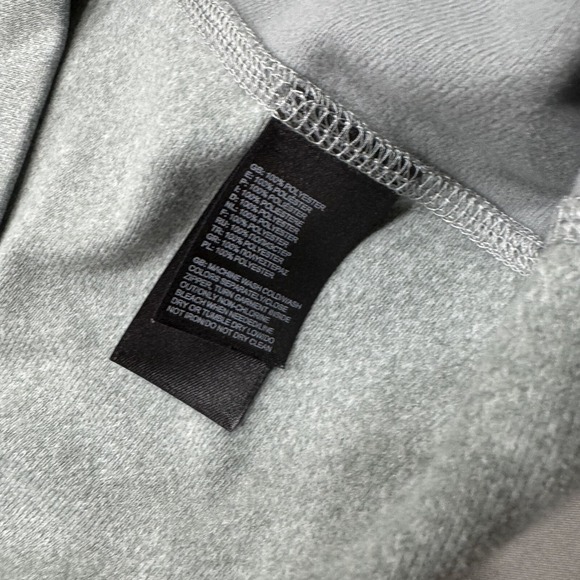 The North Face Sweatshirt Mens XL Gray Blue Long Sleeve 1/4 Zip Pull Over Logo - Picture 7 of 9